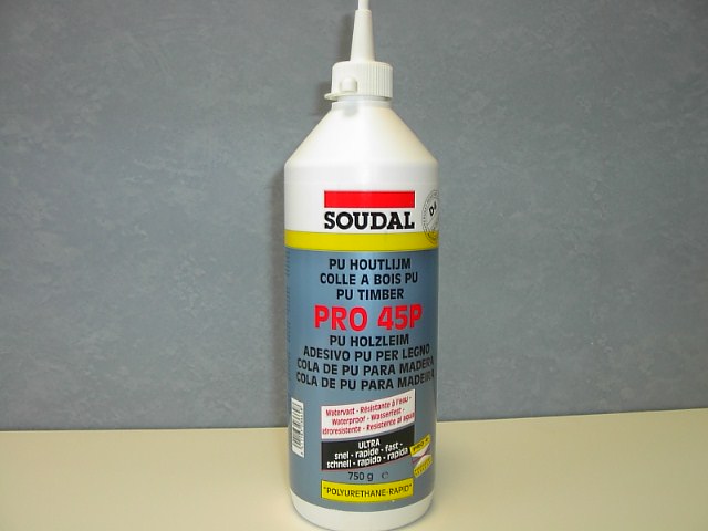 SOUDAL Holzleim Pro 45P PU-Leim 750g (9,60€/kg) rapid wasserfest